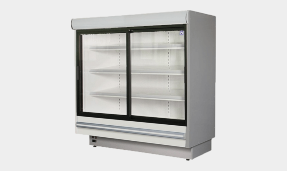 RCH-2-1 1,57 HŰTÖTT FALIREGÁL CSÚSZÓ ÜVEGAJTÓKKAL